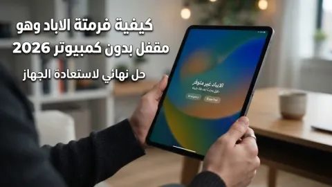 كيفية فرمتة الايباد وهو مقفل بدون كمبيوتر 2026