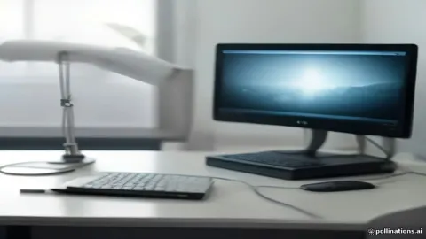 Person using AI photo editing software on a computer screen