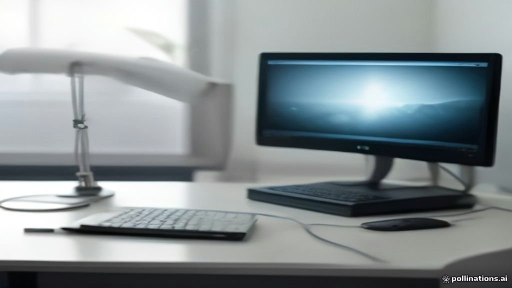 Person using AI photo editing software on a computer screen