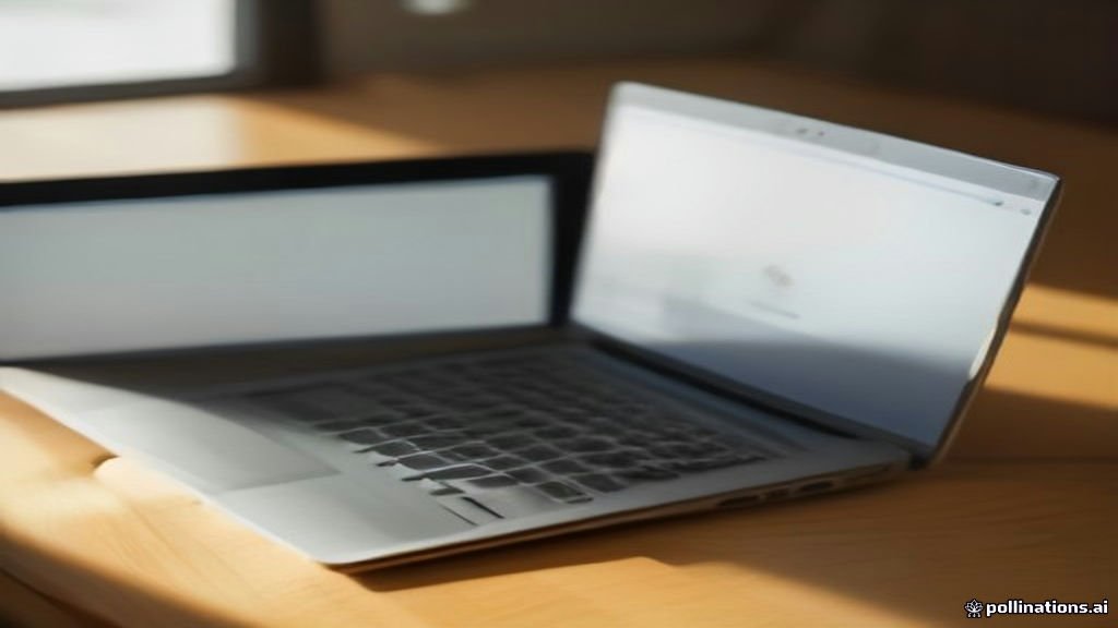 A laptop showing AI assistant interfaces on a desk