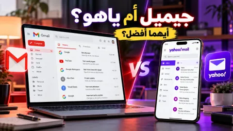 الفرق بين الجيميل والياهو وأيهما أفضل للاستخدام