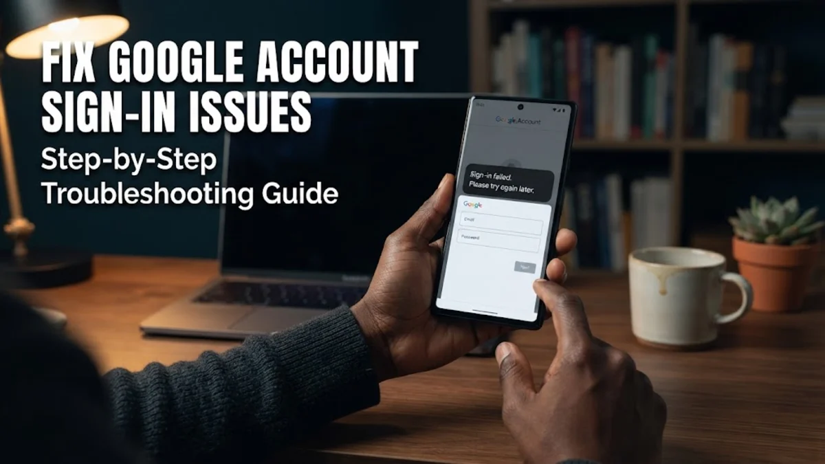 How to Fix Google Account Not Signing In