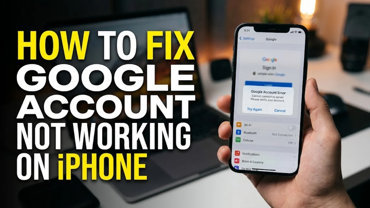How to Fix Google Account Not Working on iPhone