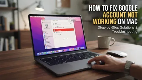 How to Fix Google Account Not Working on Mac