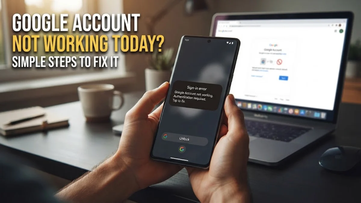 Google Account Not Working Today? How to Fix It