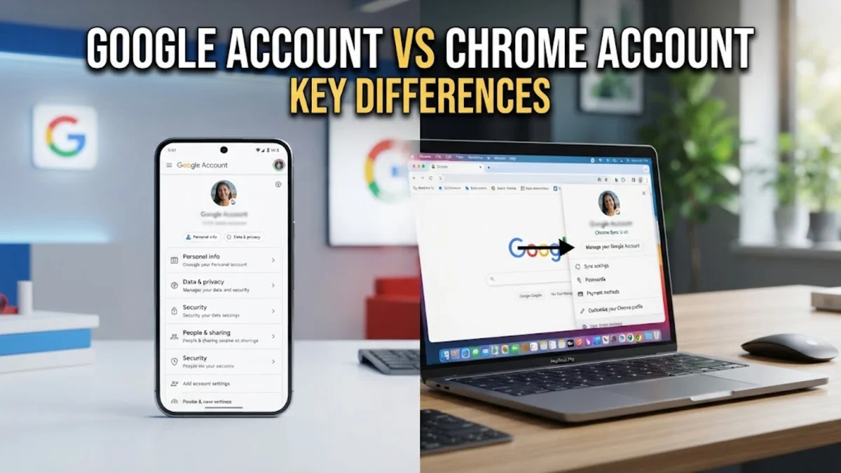 Google Account vs Chrome Account: Key Differences
