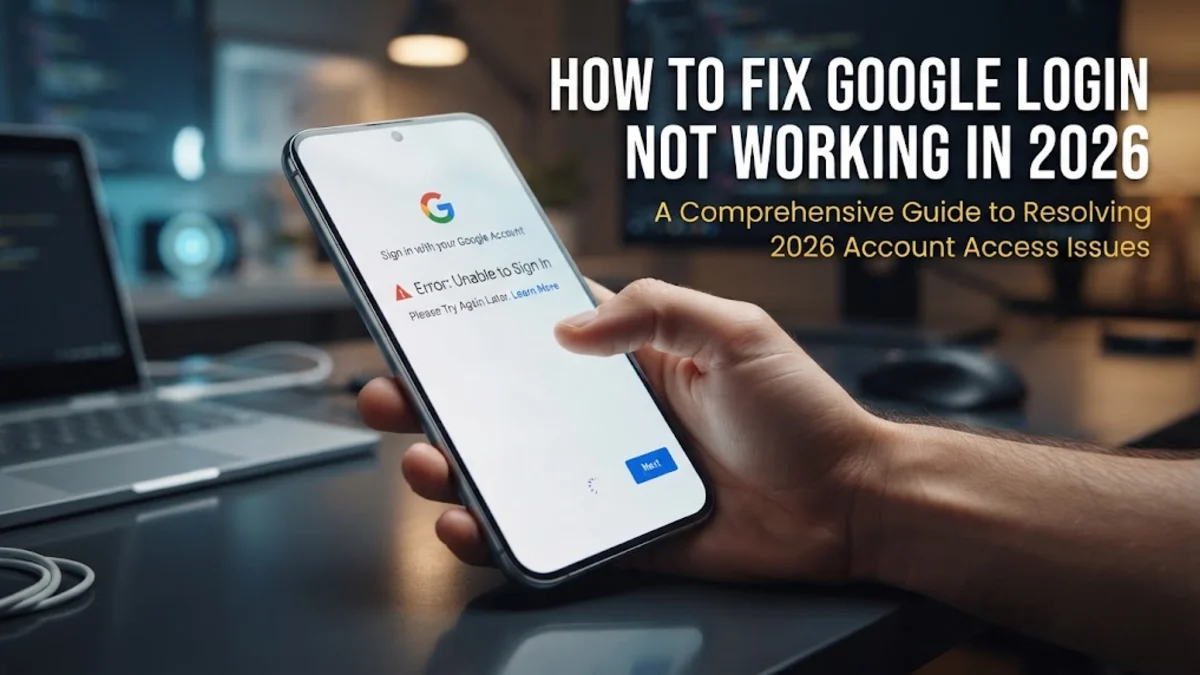 How to Fix Google Login Not Working in 2026