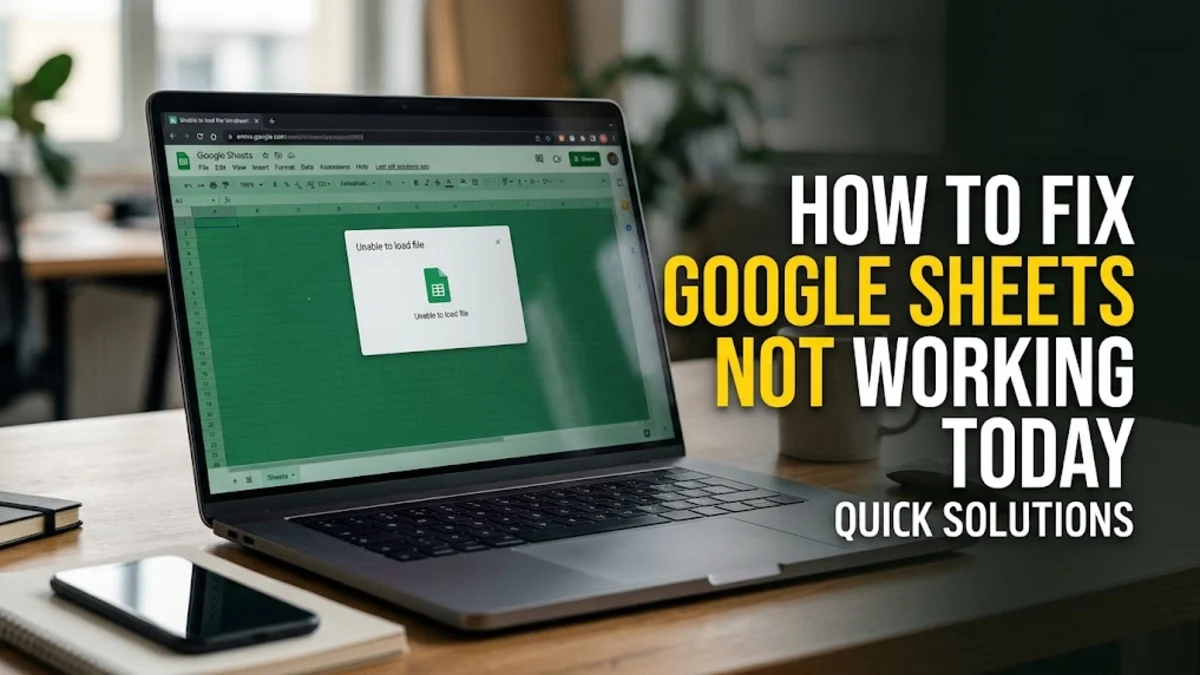How to Fix Google Sheets Not Working Today