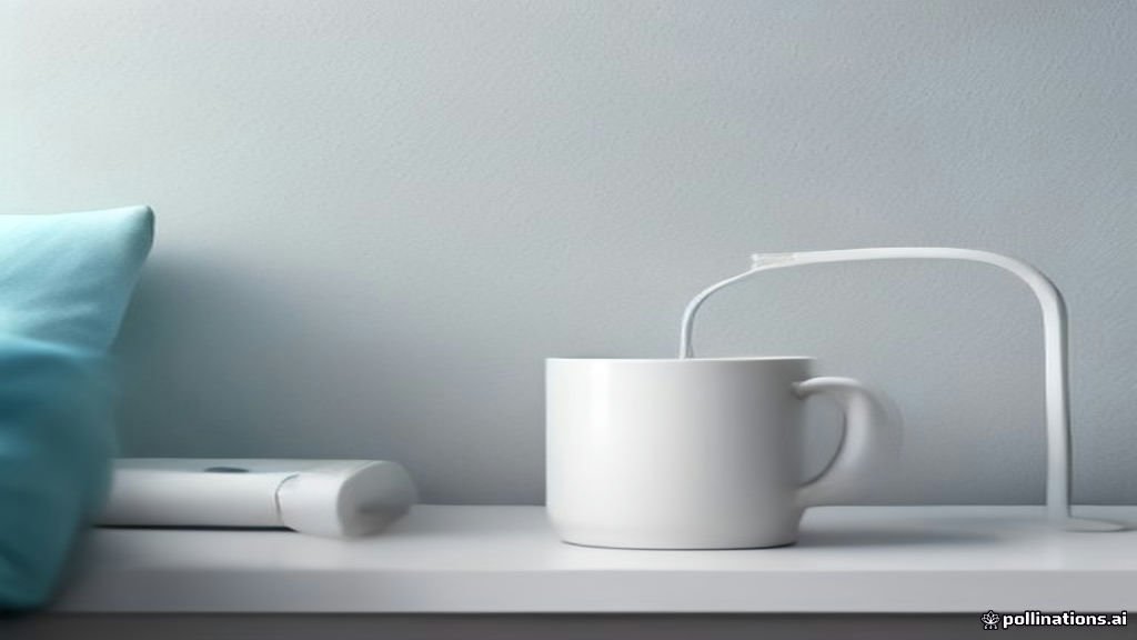White Wi-Fi extender plugged into a wall outlet with indicator light