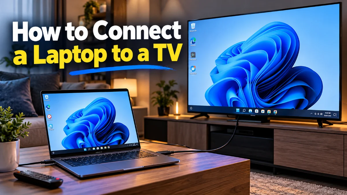 How to Connect a Laptop to a TV