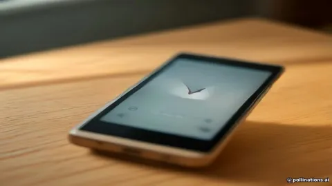 شاشة هاتف ذكي تعرض خطوات إنشاء حساب جيميل