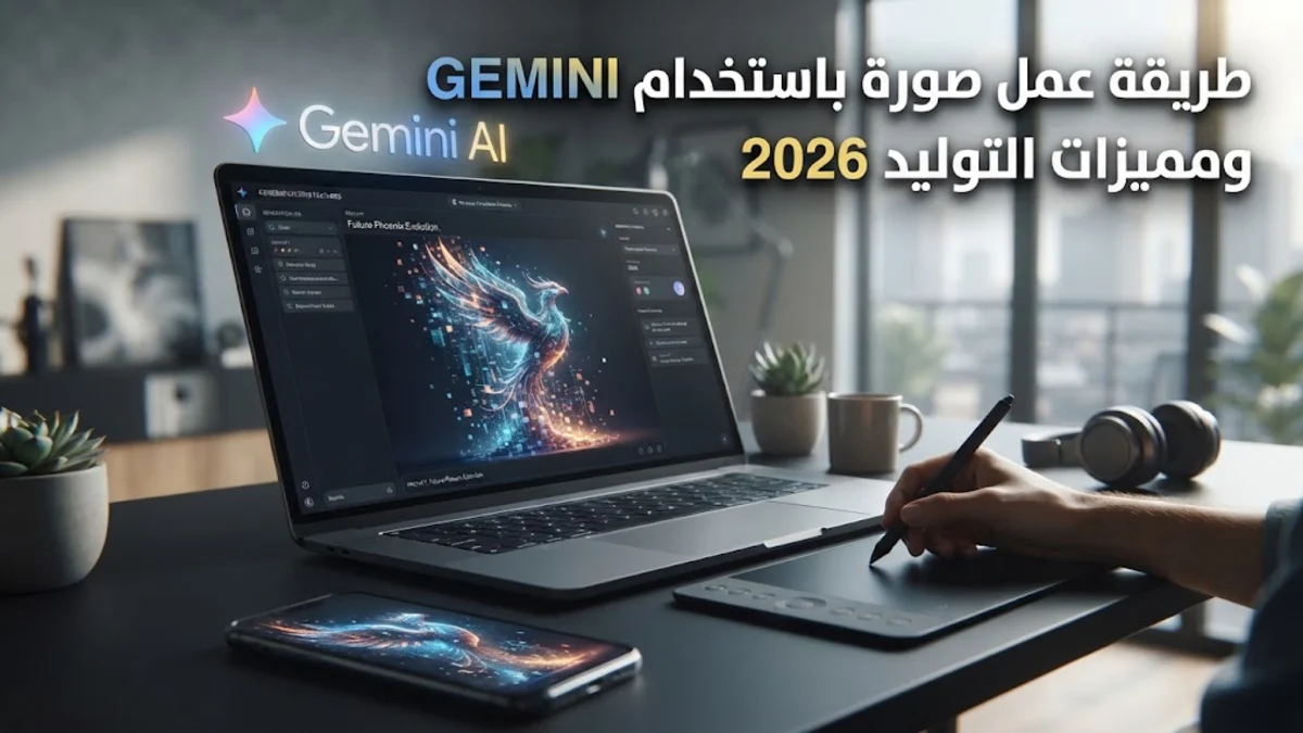 طريقة عمل صورة باستخدام Gemini ومميزات التوليد 2026