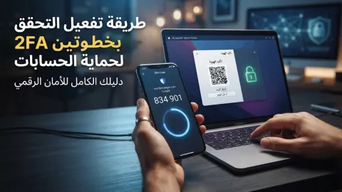 طريقة تفعيل التحقق بخطوتين 2FA لحماية الحسابات