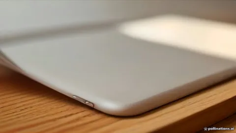 iPad screen showing reset settings menu on a desk