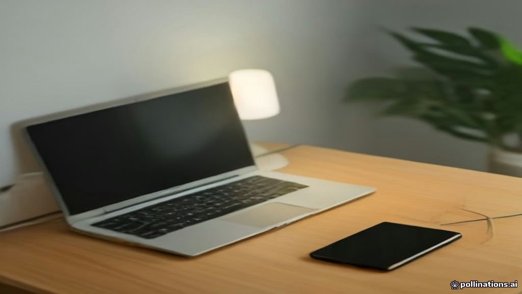 هاتف ذكي موضوع بجانب جهاز كمبيوتر متصل بكابل لإعادة ضبط المصنع