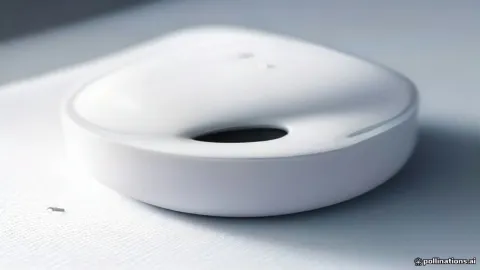 AirPods and charging case resting on a microfiber cloth