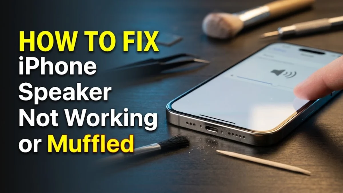 How to Fix iPhone Speaker Not Working or Muffled