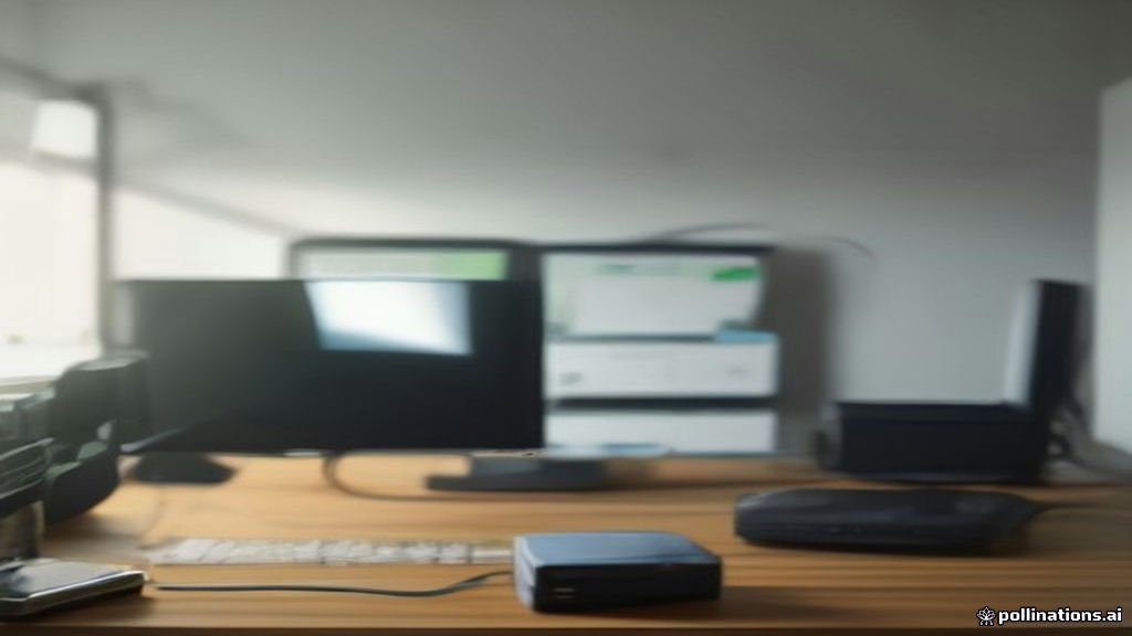 Computer setup showing Windows system settings and troubleshooting tools on screen