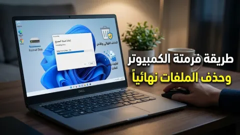طريقة فرمتة الكمبيوتر وحذف الملفات نهائياً