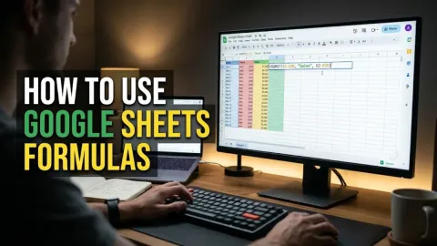 How to Use Google Sheets Formulas