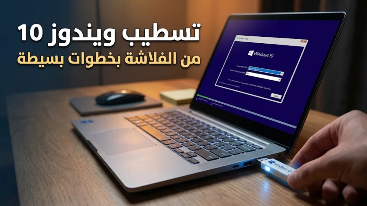 طريقة تسطيب ويندوز 10 من الفلاشة بخطوات بسيطة
