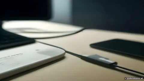 فلاشة USB موصولة بجهاز الكمبيوتر لتثبيت ويندوز 11
