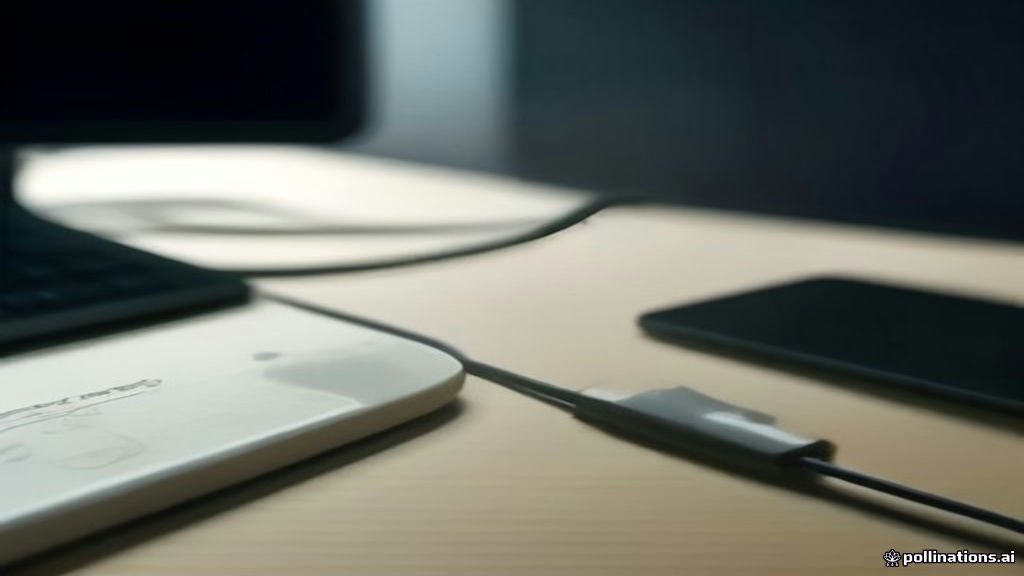فلاشة USB موصولة بجهاز الكمبيوتر لتثبيت ويندوز 11