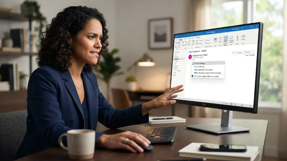How to Recall an Email in Outlook