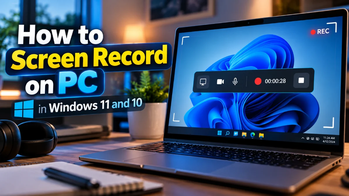 How to Screen Record on PC in Windows 11 and 10