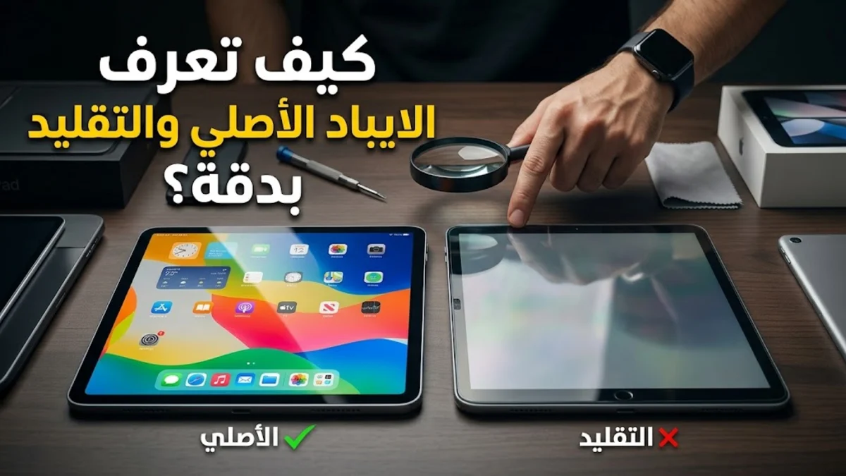 كيف تعرف الايباد الاصلي والتقليد بدقة