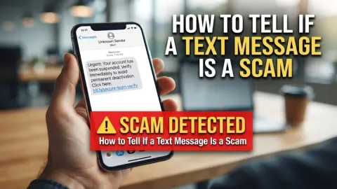 How to Tell If a Text Message Is a Scam