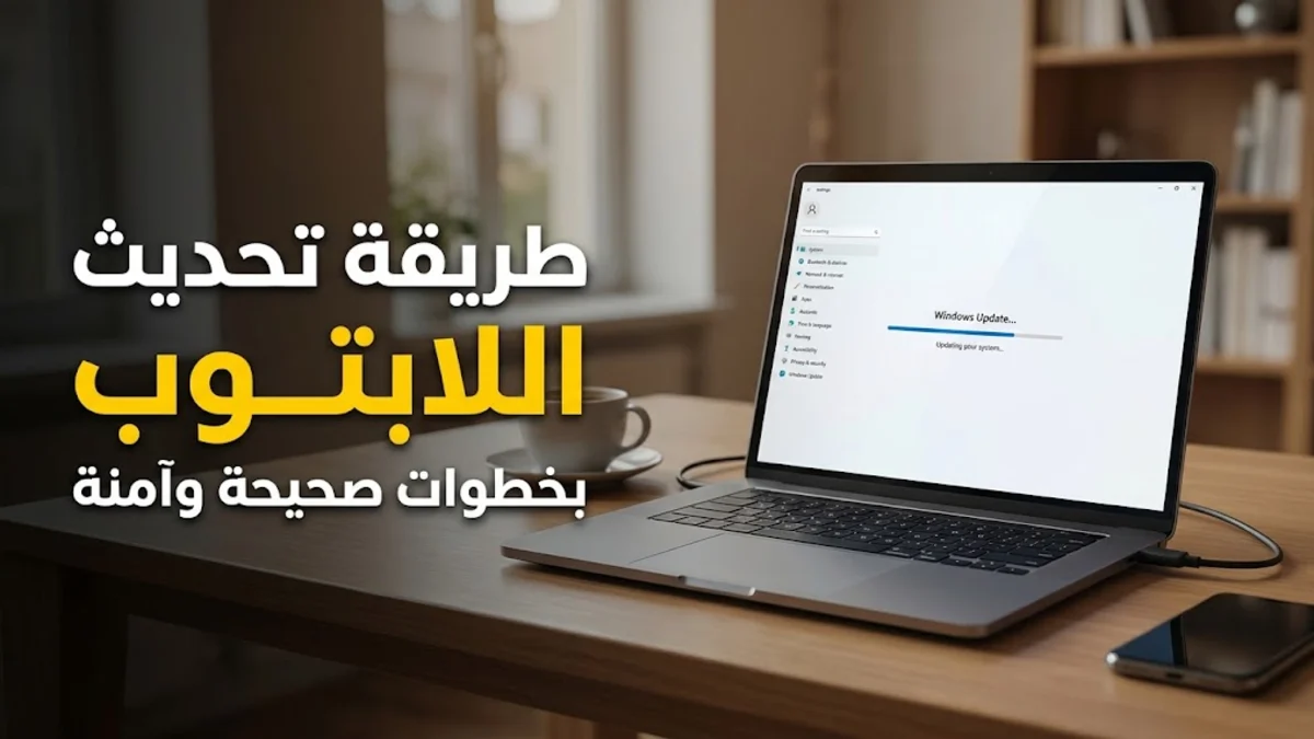 طريقة تحديث اللابتوب بخطوات صحيحة وآمنة