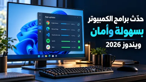 أفضل طرق تحديث برامج الكمبيوتر في ويندوز 2026