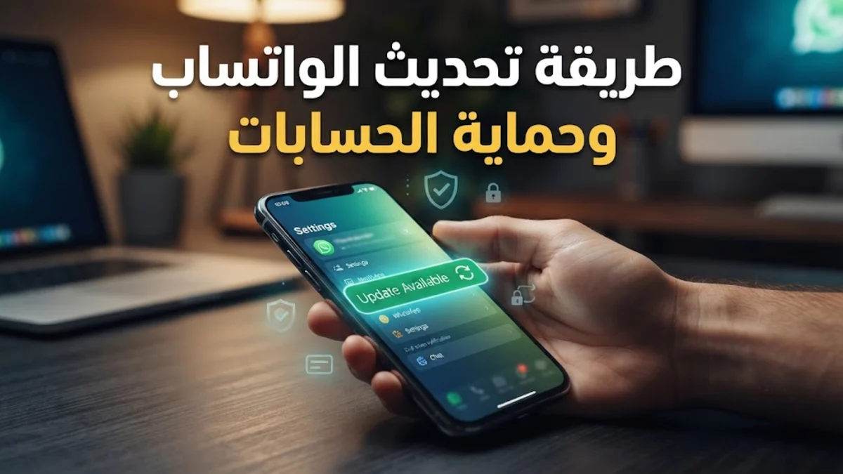 طريقة تحديث الواتساب وحماية الحسابات