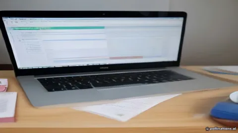 Laptop displaying Microsoft Excel spreadsheet with data analysis charts
