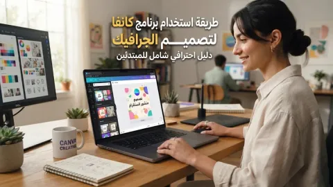 طريقة استخدام برنامج كانفا لتصميم الجرافيك