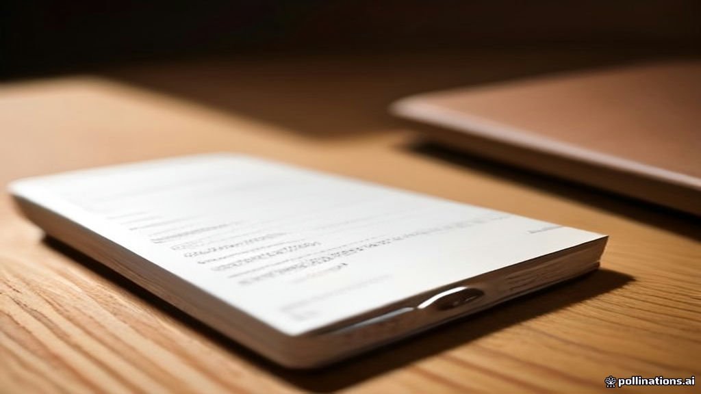 Smartphone displaying ChatGPT voice mode interface on a wooden desk