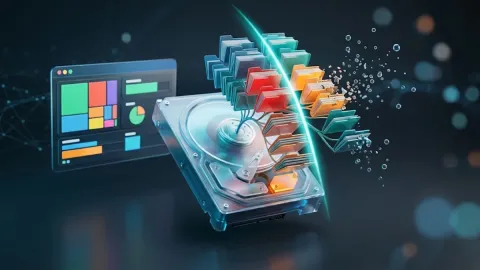 طريقة استخدام برنامج TreeSize Free لتنظيف مساحة القرص