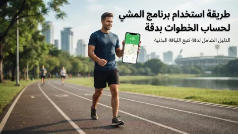 طريقة استخدام برنامج المشي لحساب الخطوات بدقة