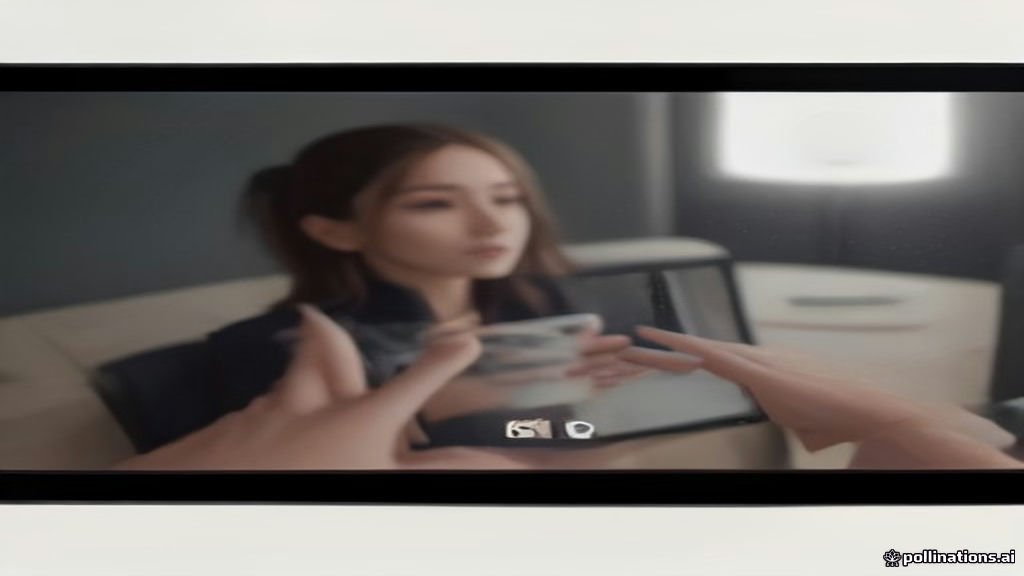 شاشة هاتف ذكي تعرض واجهة اجتماع في برنامج زووم