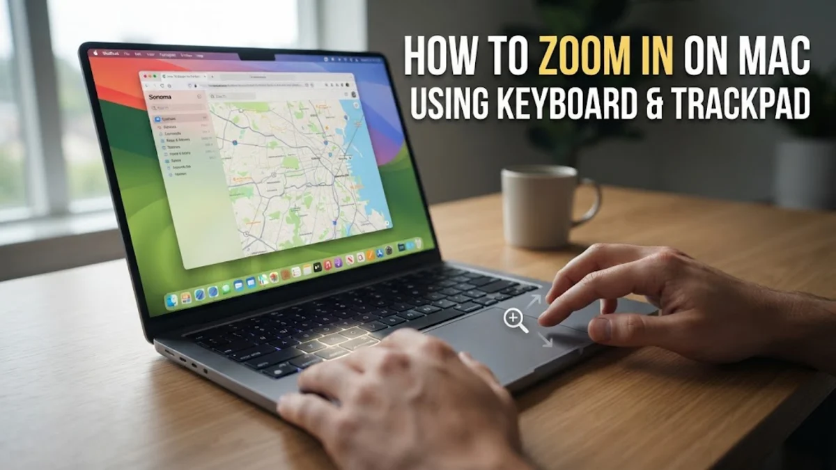 How to Zoom In on Mac Using Keyboard and Trackpad