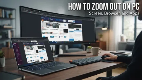 How to Zoom Out on PC: Screen, Browser, and Apps