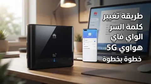 طريقة تغيير كلمة السر الواي فاي هواوي 5G