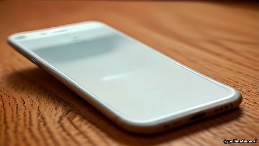 iPhone displaying iCloud settings on screen