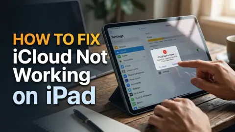 How to Fix iCloud Not Working on iPad