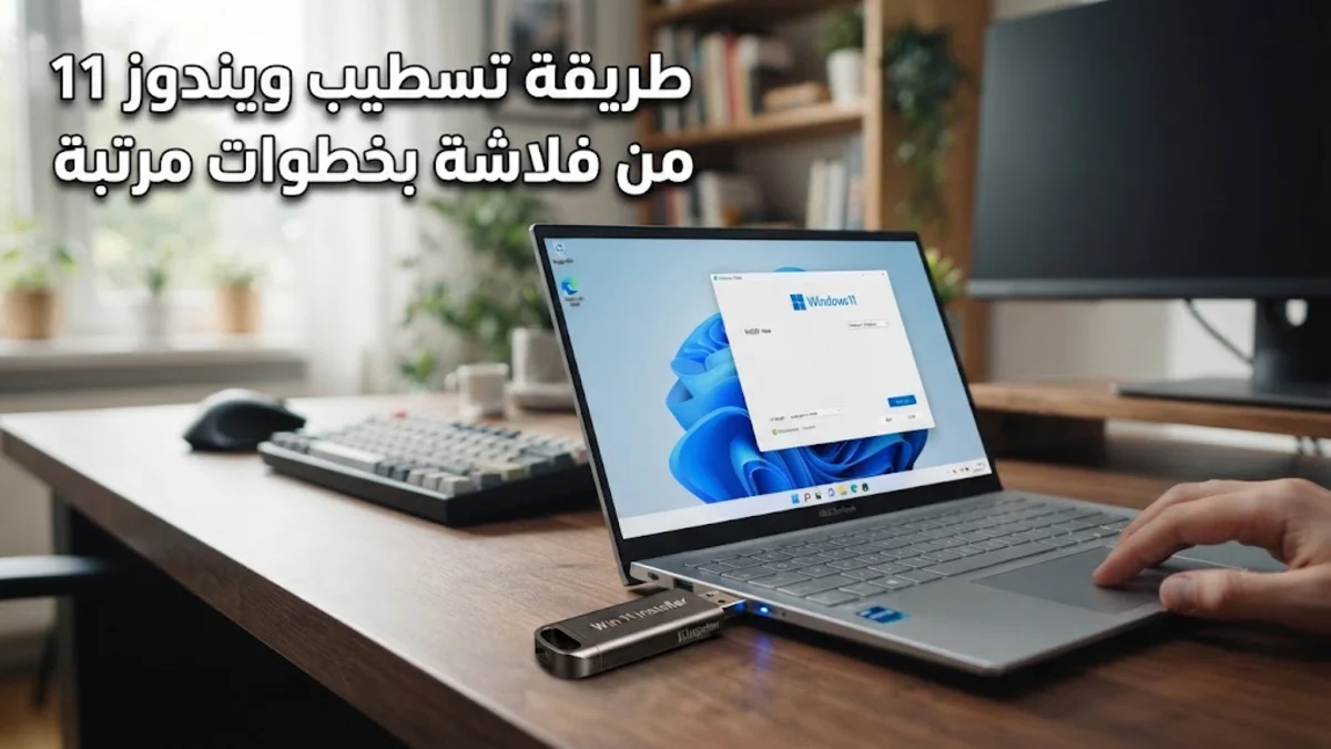 طريقة تسطيب ويندوز 11 من فلاشة بخطوات مرتبة