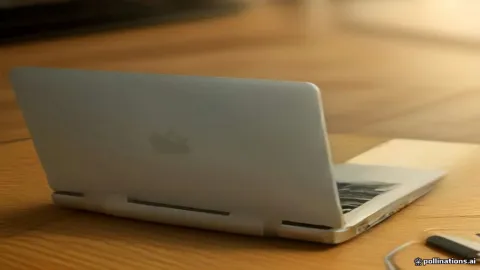 فلاشة USB موصولة باللابتوب لتثبيت النظام