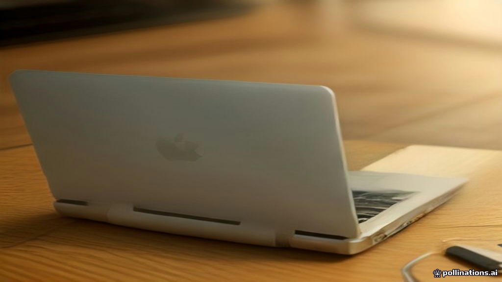 فلاشة USB موصولة باللابتوب لتثبيت النظام
