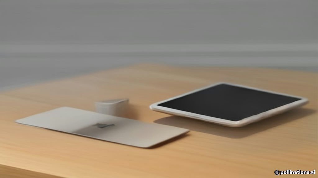 Standard iPad and iPad Air placed side by side on a clean wooden desk.