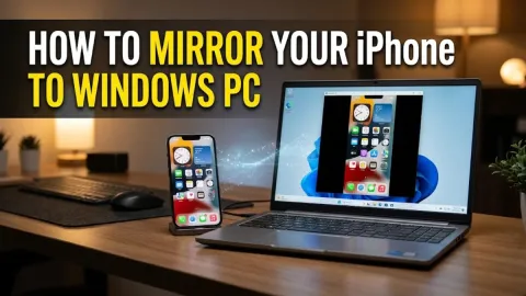 How to Mirror Your iPhone to Windows PC